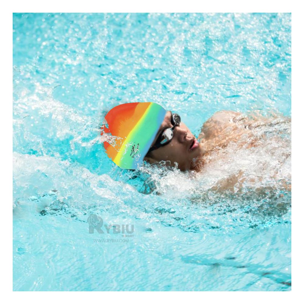 Gorro de Natacion Gravital de Color Anaranjado Gorro de Natacion Gravital de Color Anaranjado