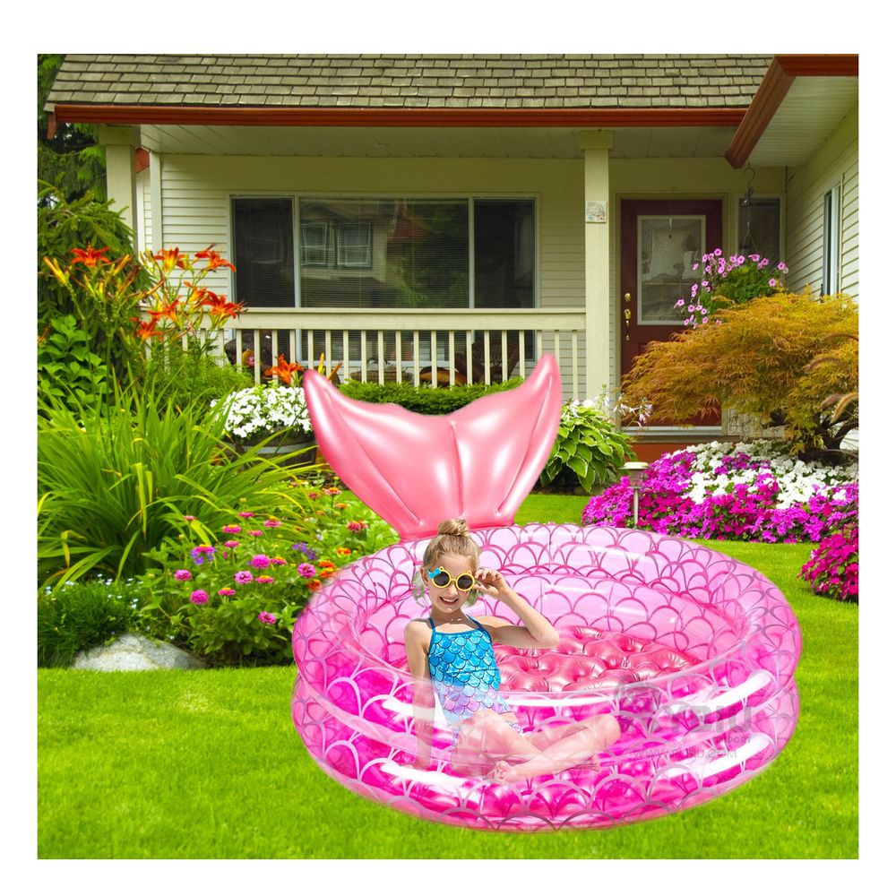 Piscina con Camara de Aire de Color Rosado Y+Agendita Piscina con Camara de Aire de Color Rosado Y+Agendita
