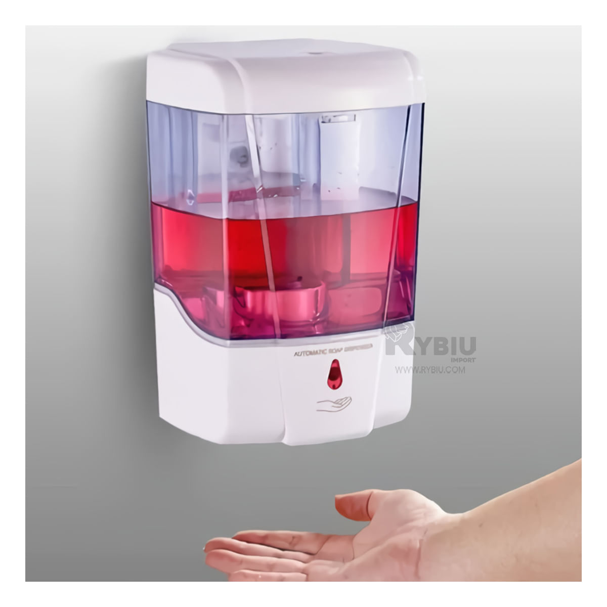 Dispensador para Pared Moderno en Blanco Y+Papel de Regalo