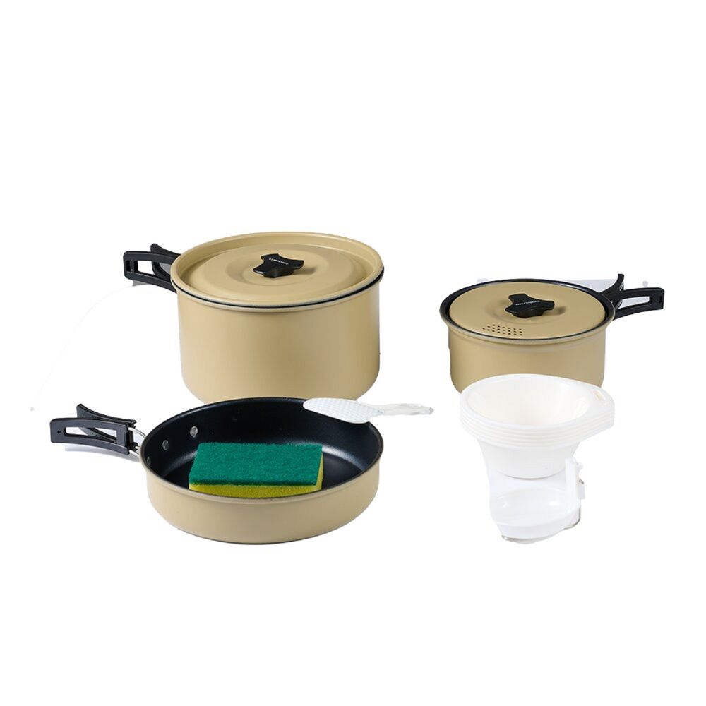 Set Ollas Aluminio Anti-Adherente 3 Piezas L Set Ollas Aluminio Anti-Adherente 3 Piezas L