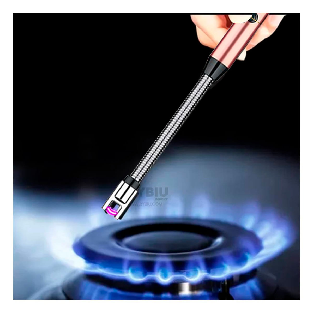 Encendedores de Cocina Recargables en Tono Rosado Y+Agendita