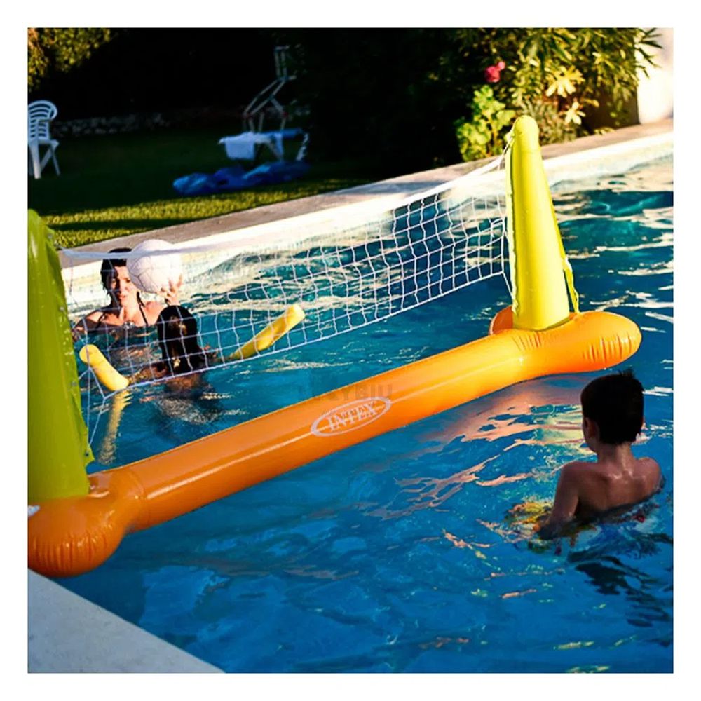 Net de Voley Inflable para las Vacaciones de Color Amarillo Net de Voley Inflable para las Vacaciones de Color Amarillo