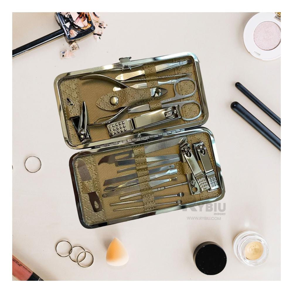 Set de Tratamiento de Unas en Dorado Y+Regalo Stickers Set de Tratamiento de Unas en Dorado Y+Regalo Stickers