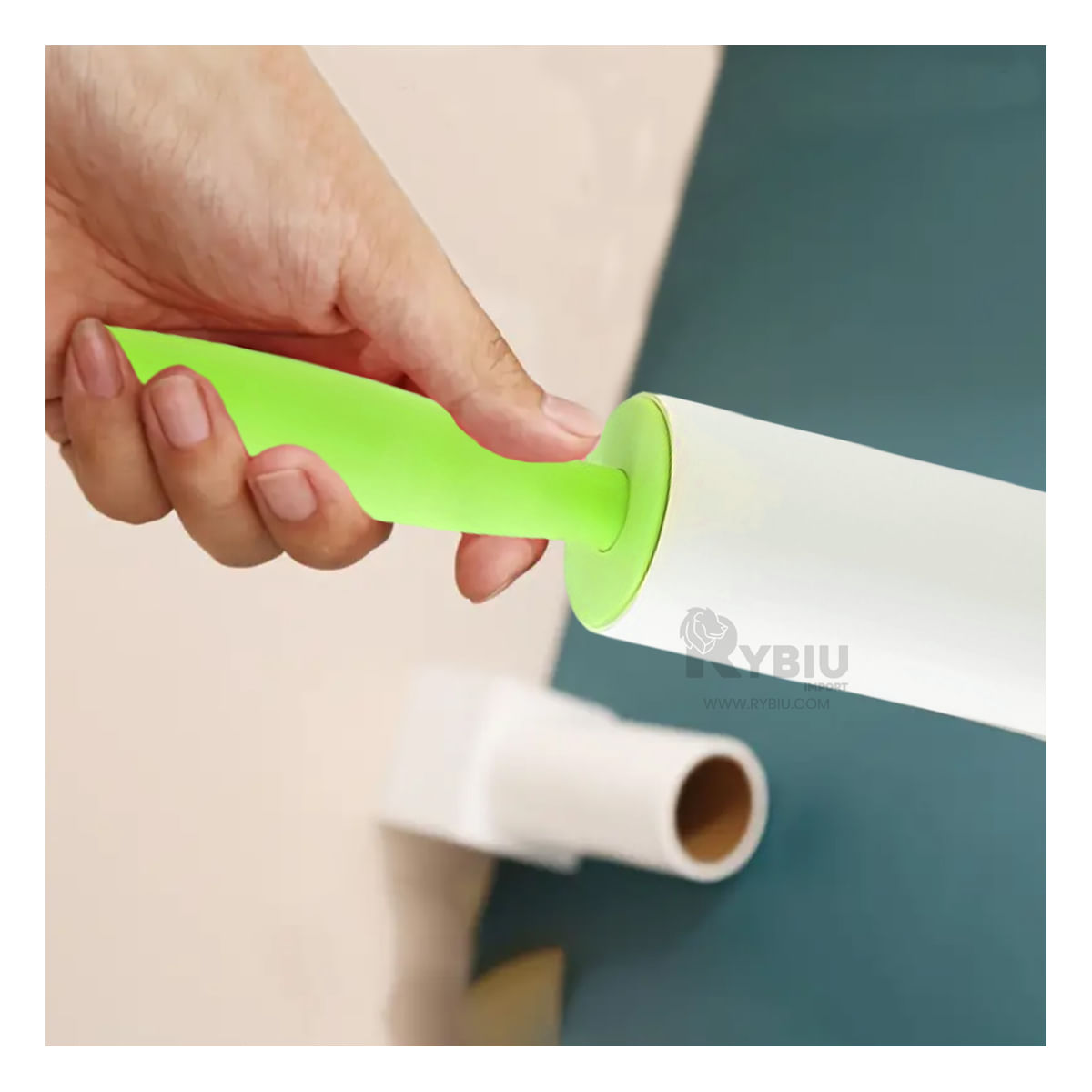 Rodillo Quita Pelusa de Color Verde