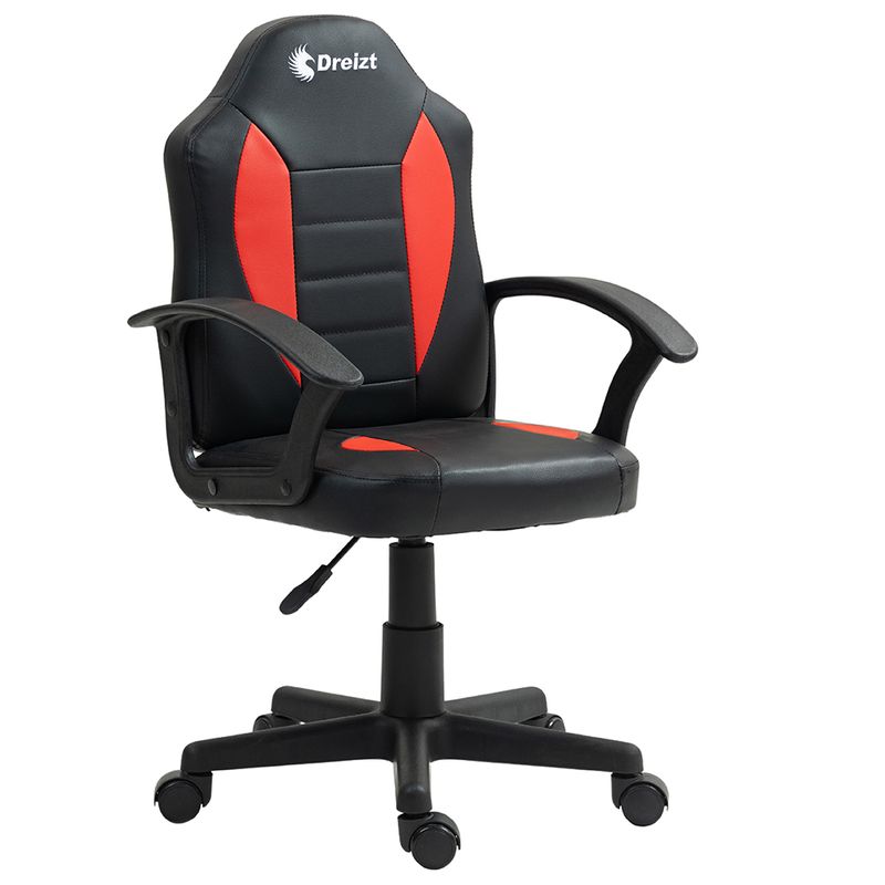 Silla-Gamer-Dreizt-Play-Series-Rojo-Altura-Regulable-Infantil-Nina-1