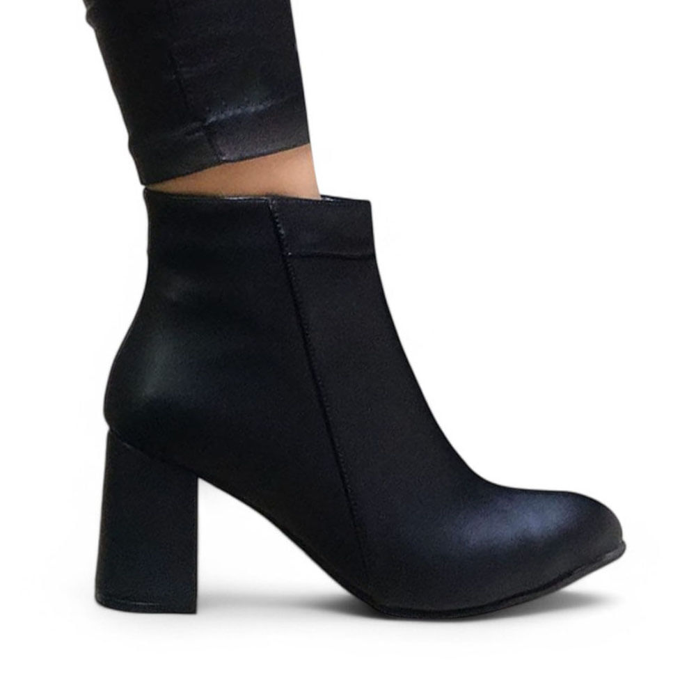 Botin Mujer Taco 9 Clasica 2086L-60 Color Negro Talla 39