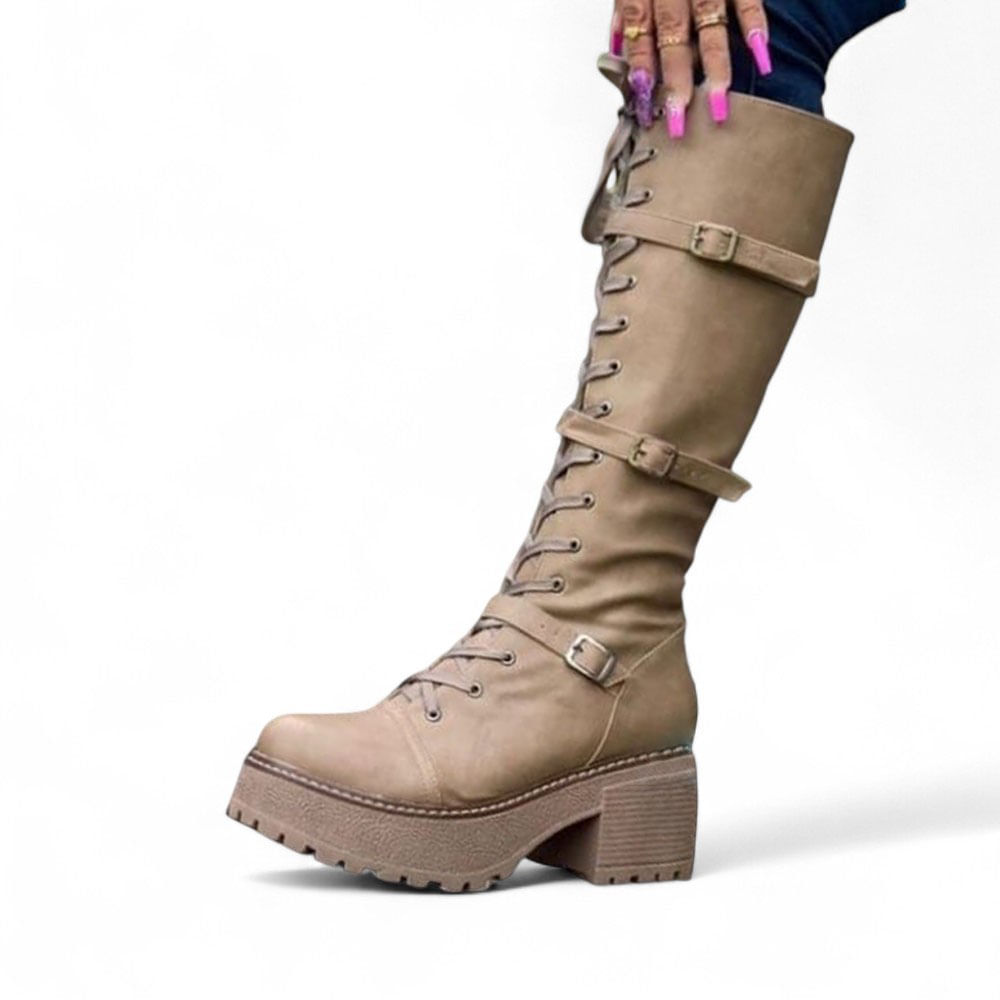 Bota Mujer Warrchic 2086L-75 Taco 5 Negro Talla 36