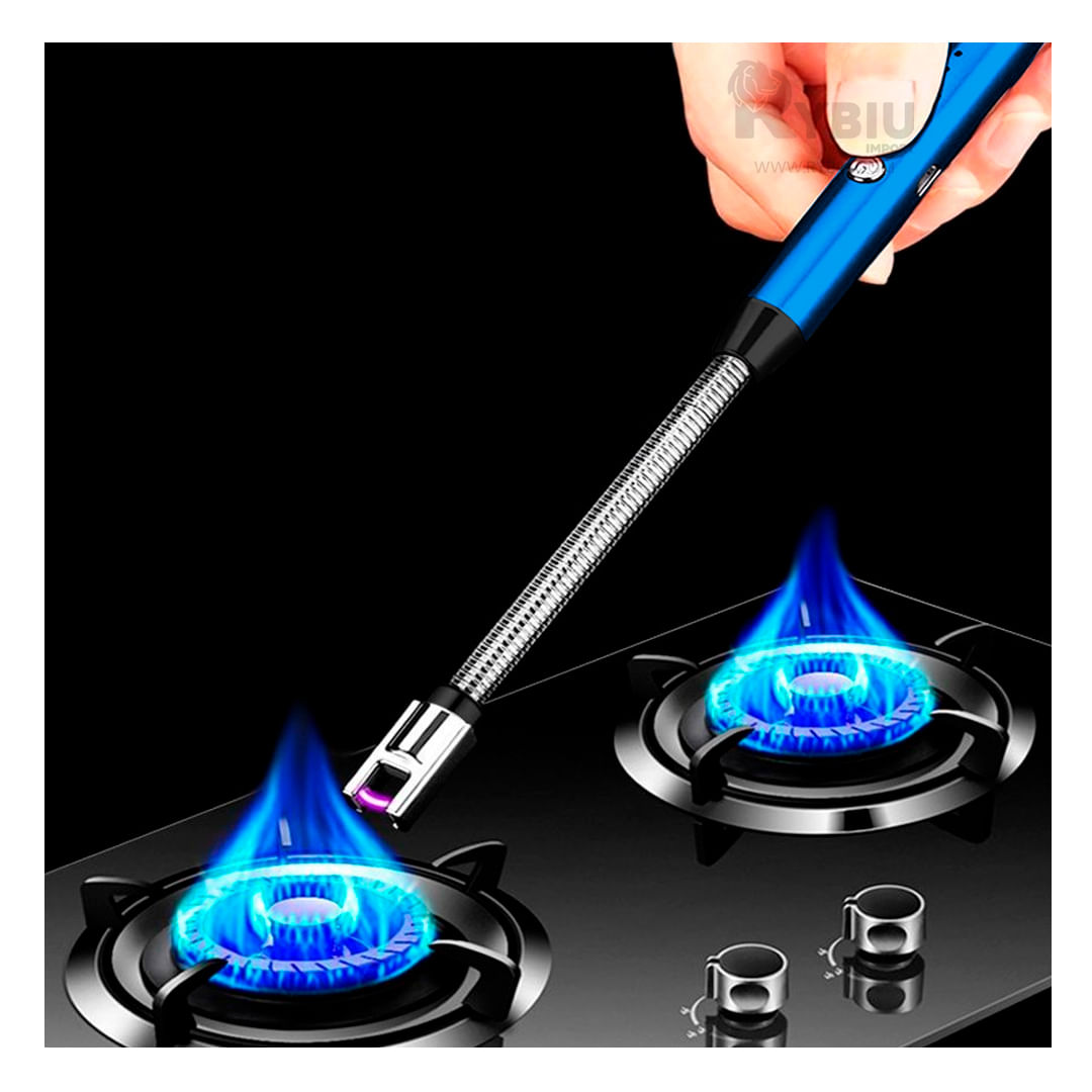 Encendedores de Cocina Recargables en Color Azul Y+Agendita