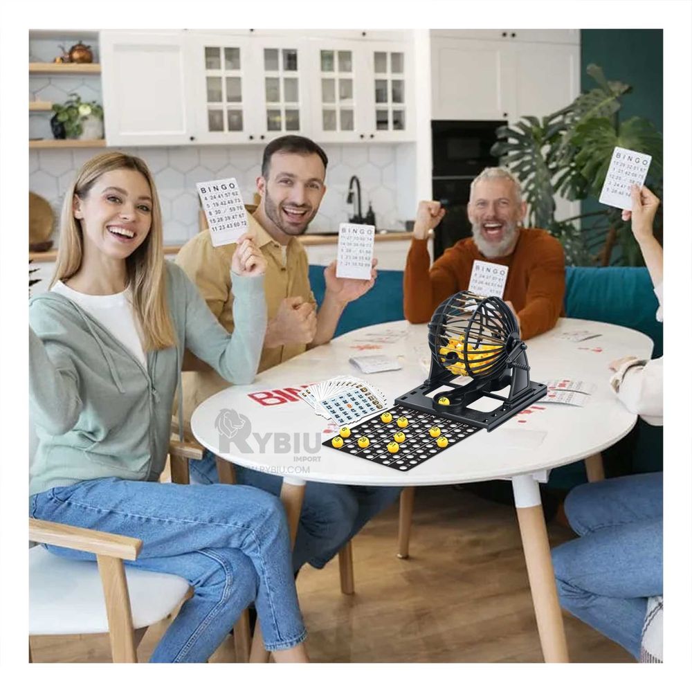 Bingo con Centro de Metal en Color Negro Y+Papel de Regalo Bingo con Centro de Metal en Color Negro Y+Papel de Regalo