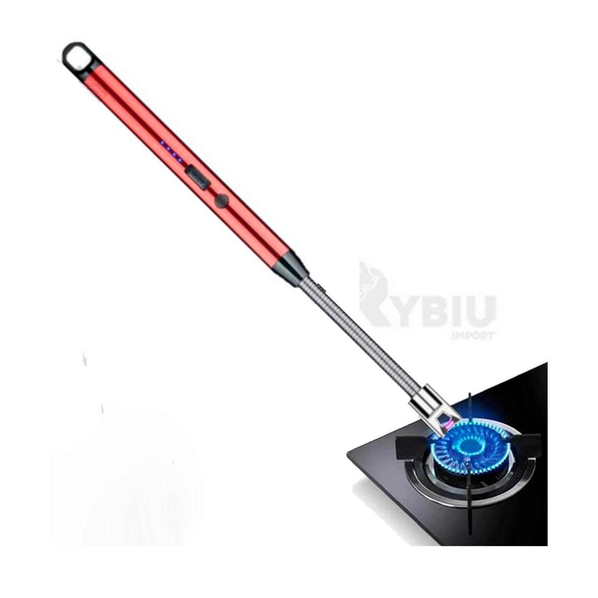 Encendedores de Cocina Recargables en Color Rojo Y+Agendita