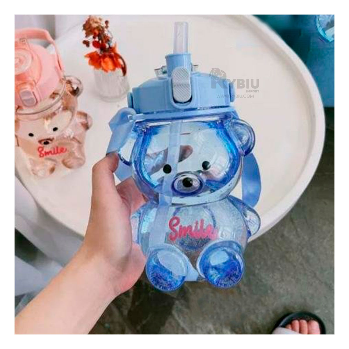 Tomatodo Practico Creativo de Oso en Color Azul Y+Agendita