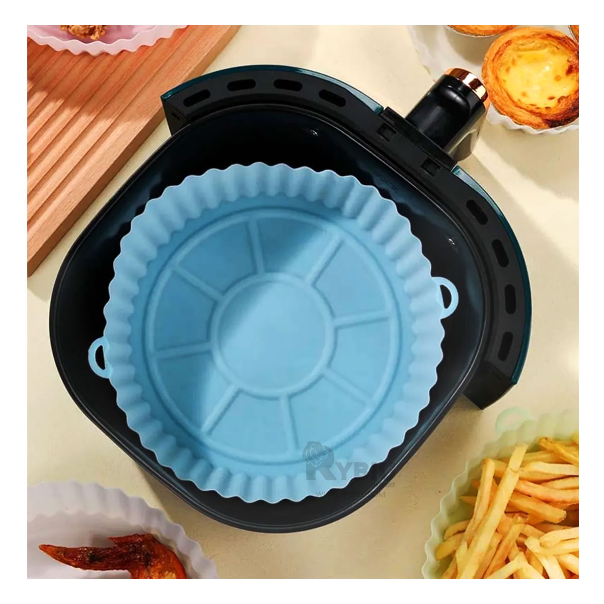 Moldes para Freidora de Aire en Multicolor Y+Stickers