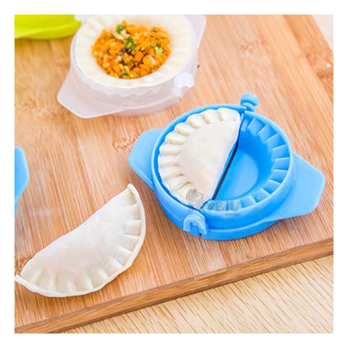 Set Practico de Moldes de Empanadas de Color Multicolor