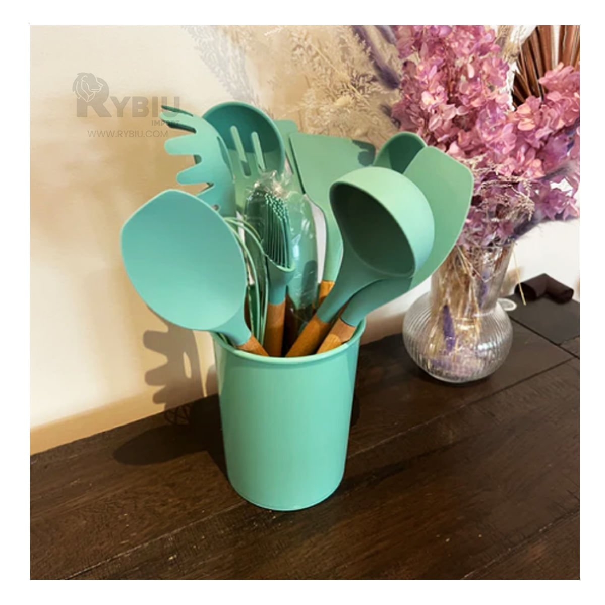 Kit para Mama Utensilios en Color Verde Y+Agendita