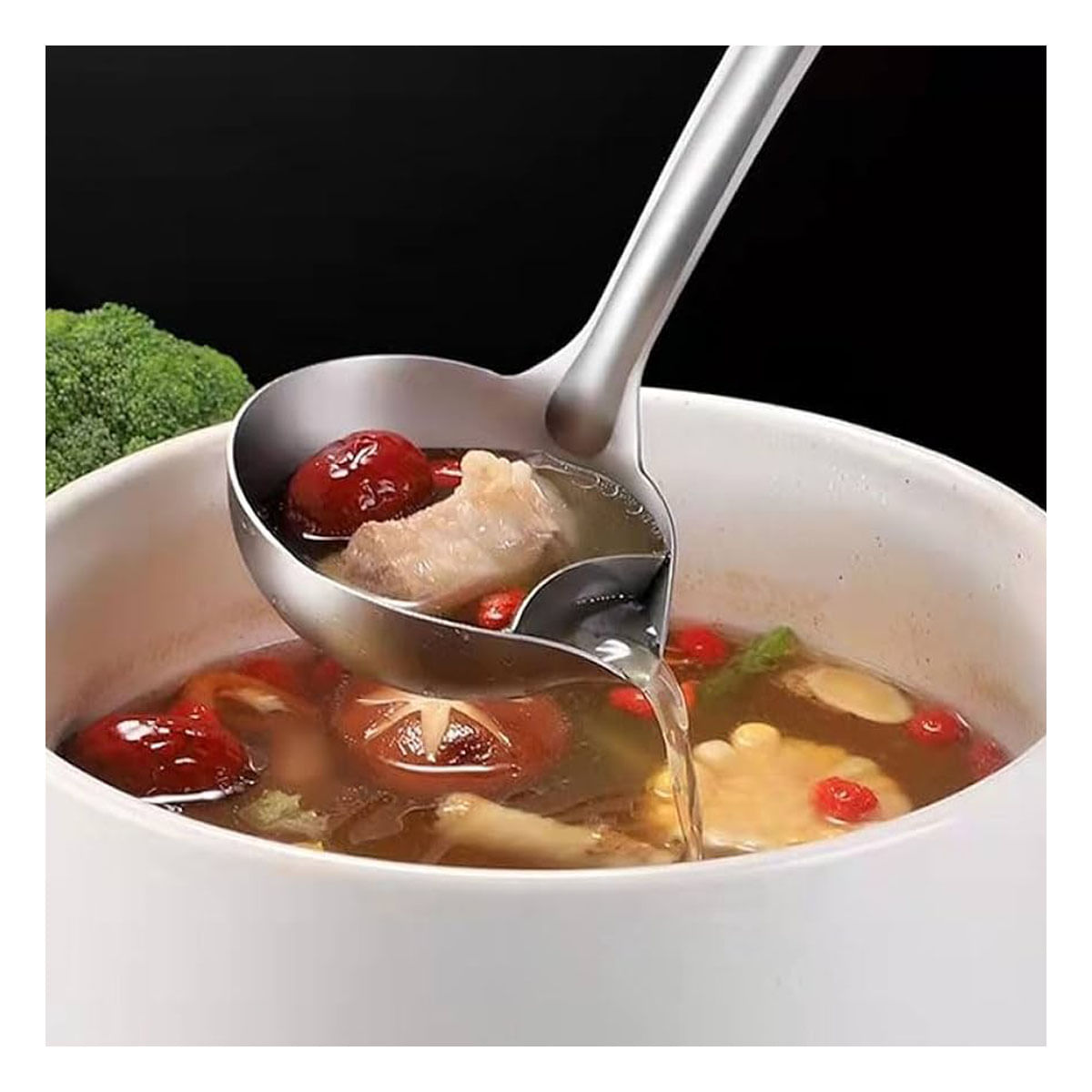 Cucharon Funcional de Color Plateado Y+Agendita