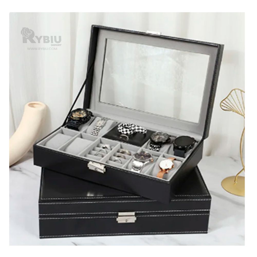 Organizador Sofisticado para Accesorios en Negro Y+Agendita Organizador Sofisticado para Accesorios en Negro Y+Agendita