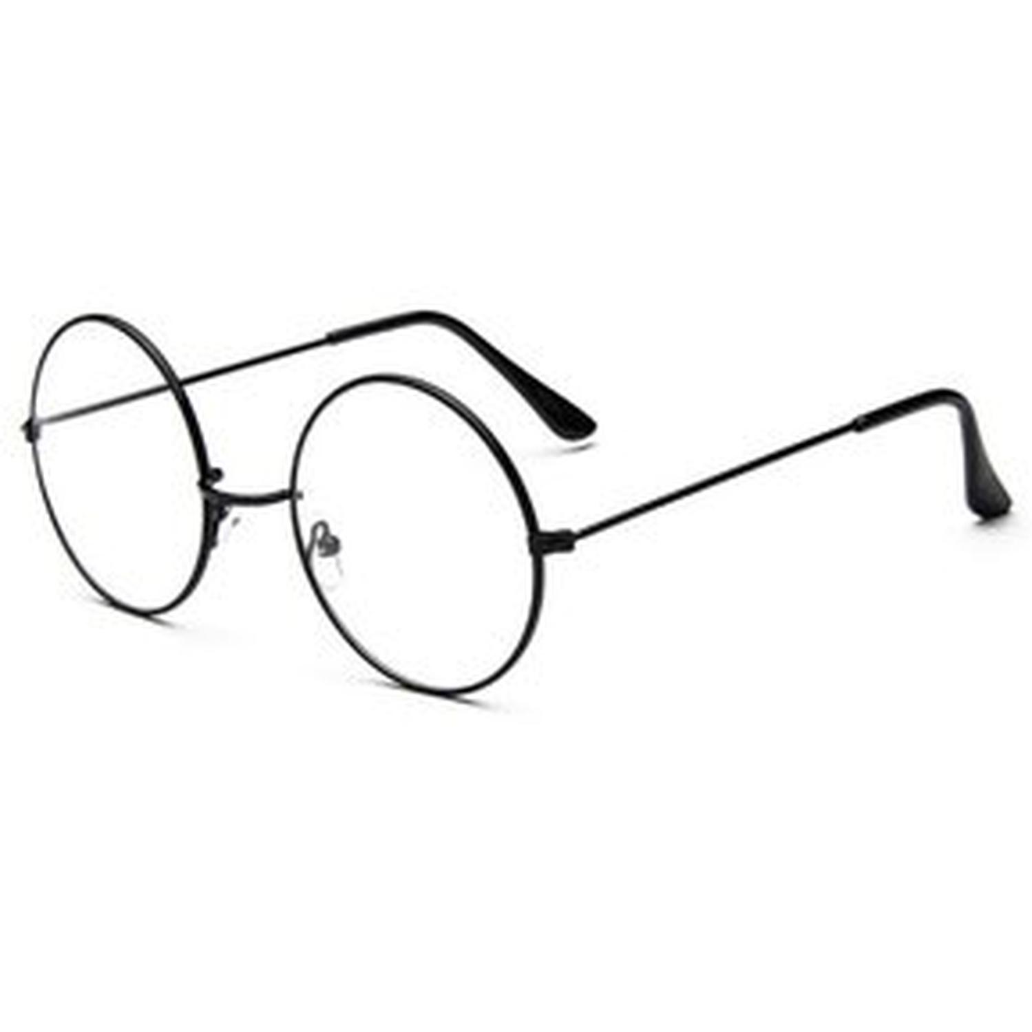 Montura de Lentes Redondo Tipo Harry Potter - Negro