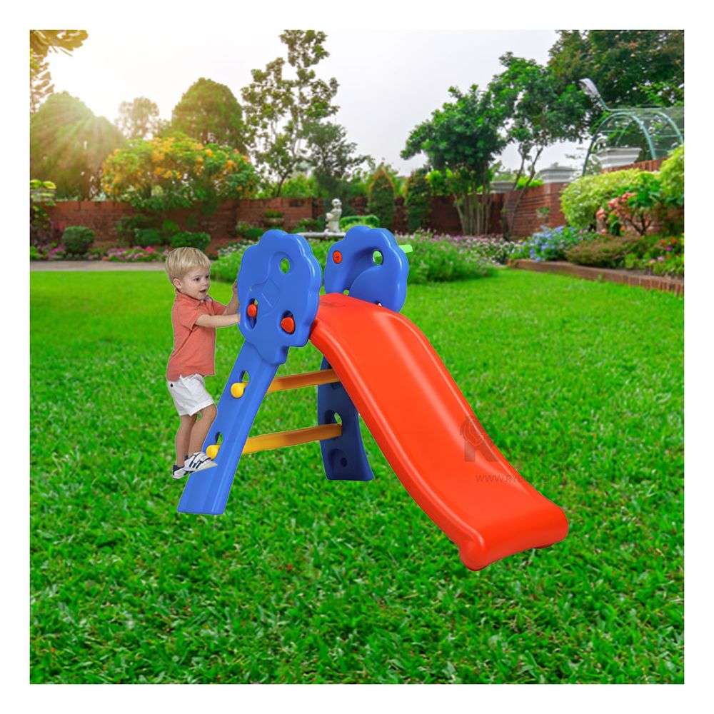 Resbaladera con Canasta de Basquet para Niños en Multicolor Resbaladera con Canasta de Basquet para Niños en Multicolor