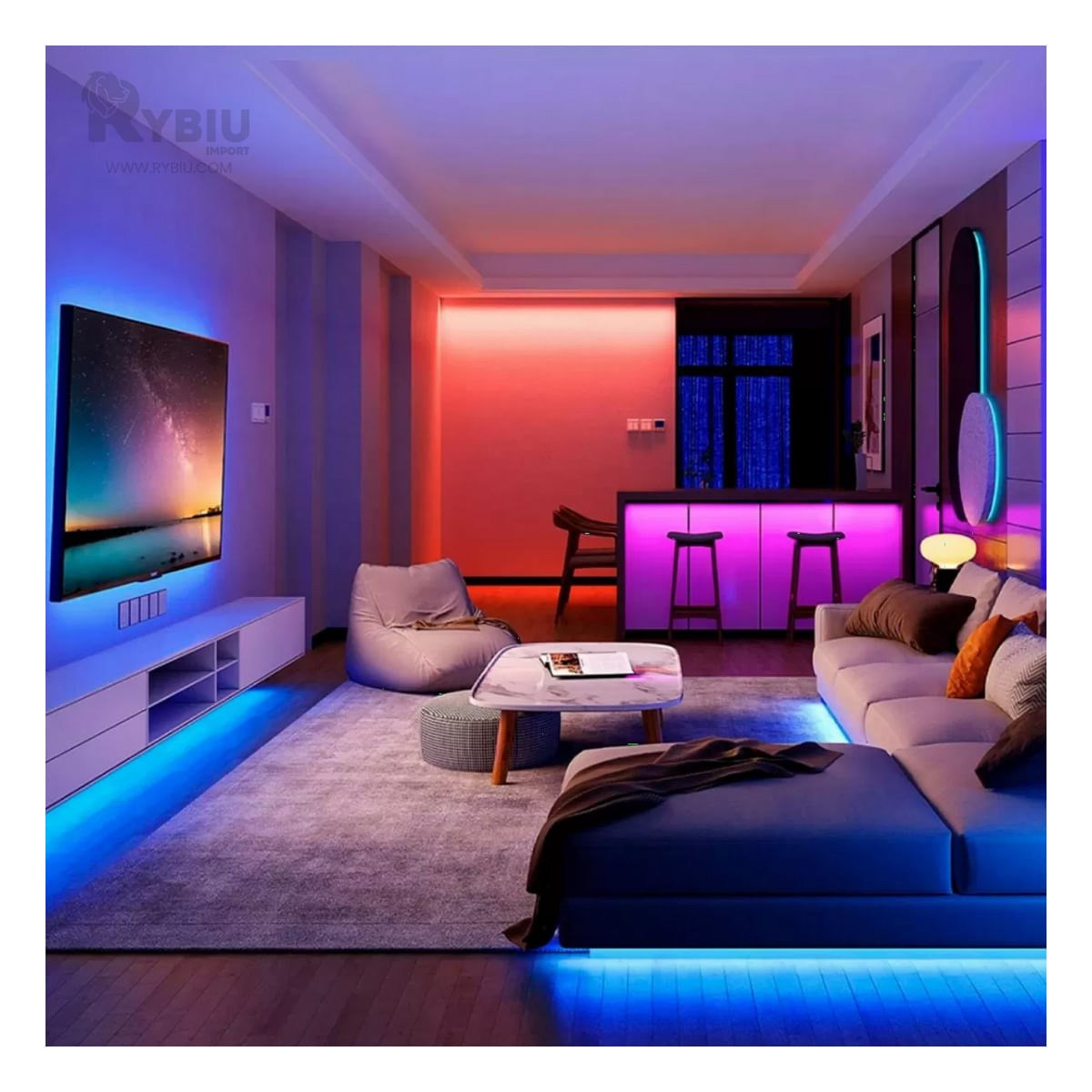 Cinta Funcional con Bluetooth Multicolor Y+Papel de Regalo