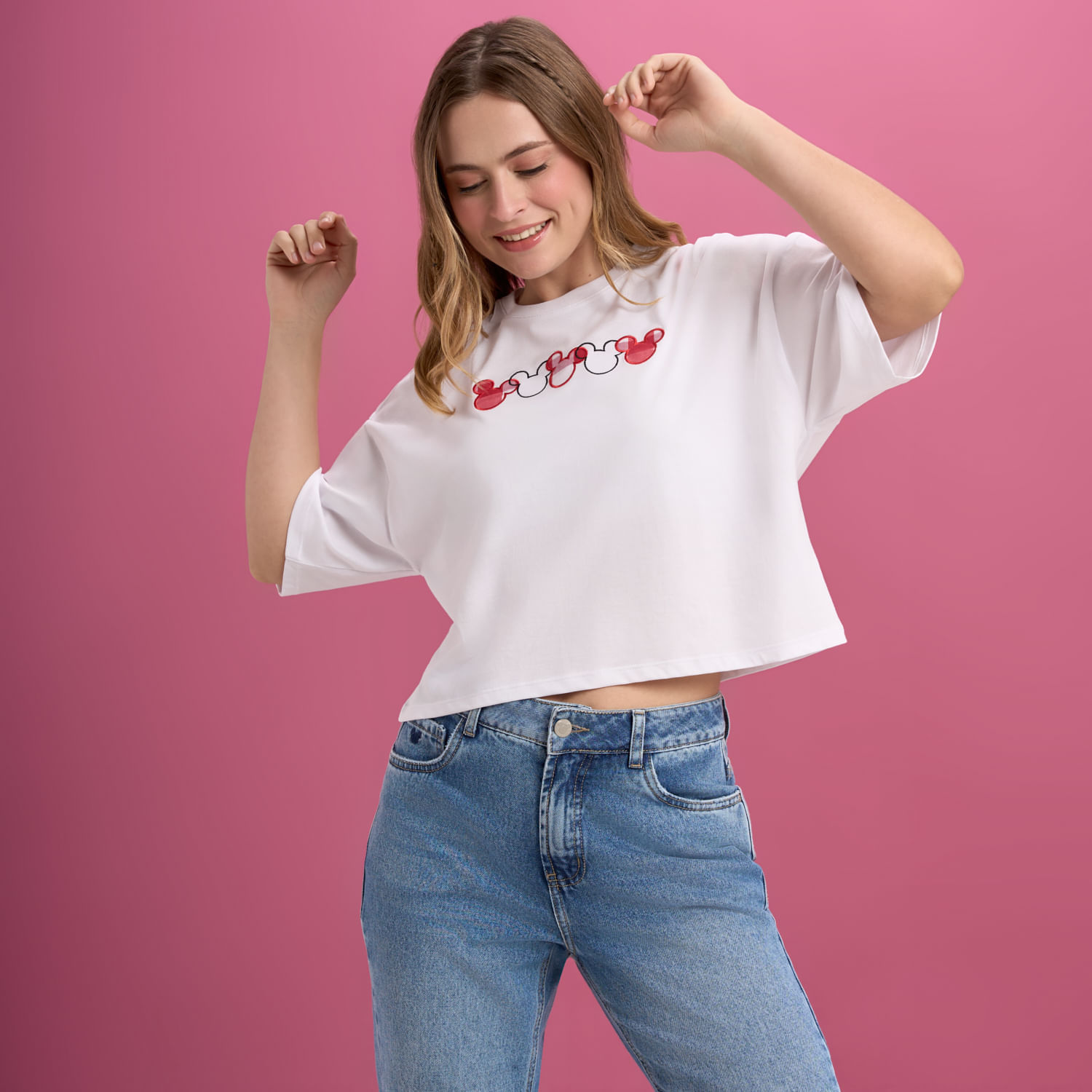 Polo Mujer Disney Patch