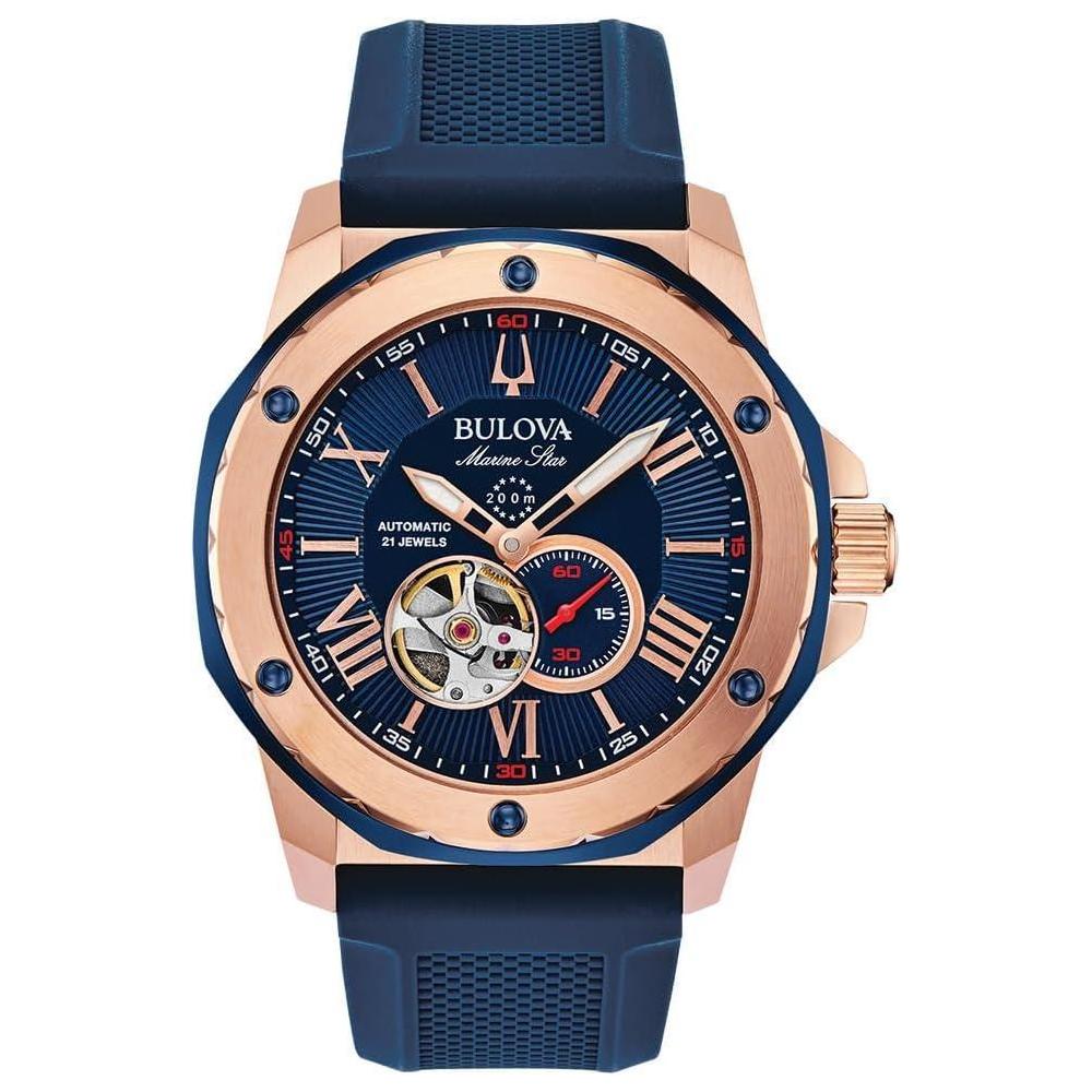 Bulova Reloj Automático Marine Star Azul para Hombre