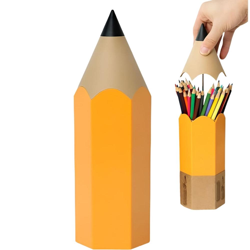 Organizador de Escritorio Modelo Lápiz Amarillo  59LAM10