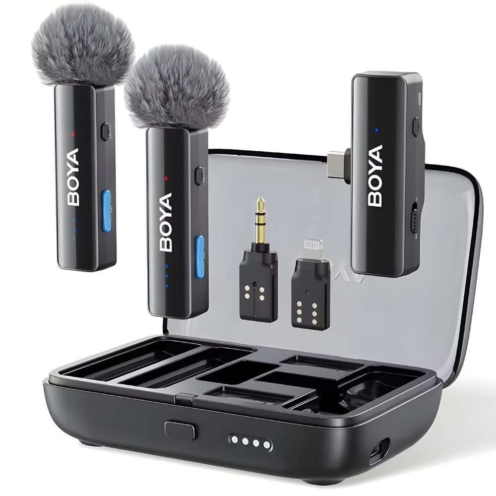 Micrófono Inalámbrico BOYA BOYALINK V2 Videos Podcast y Entrevistas