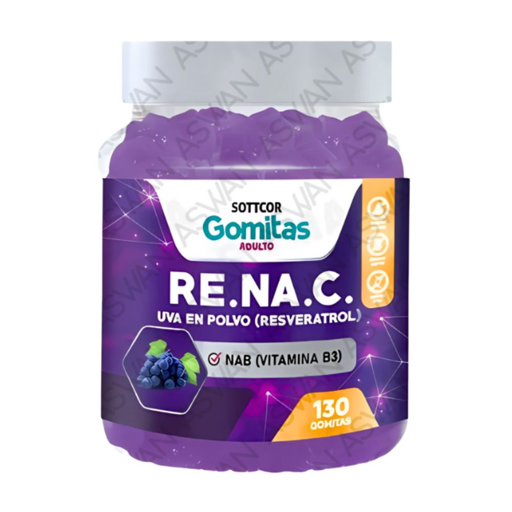 Gomitas De Resveratrol Para Adultos 100gr - SOTTCOR
