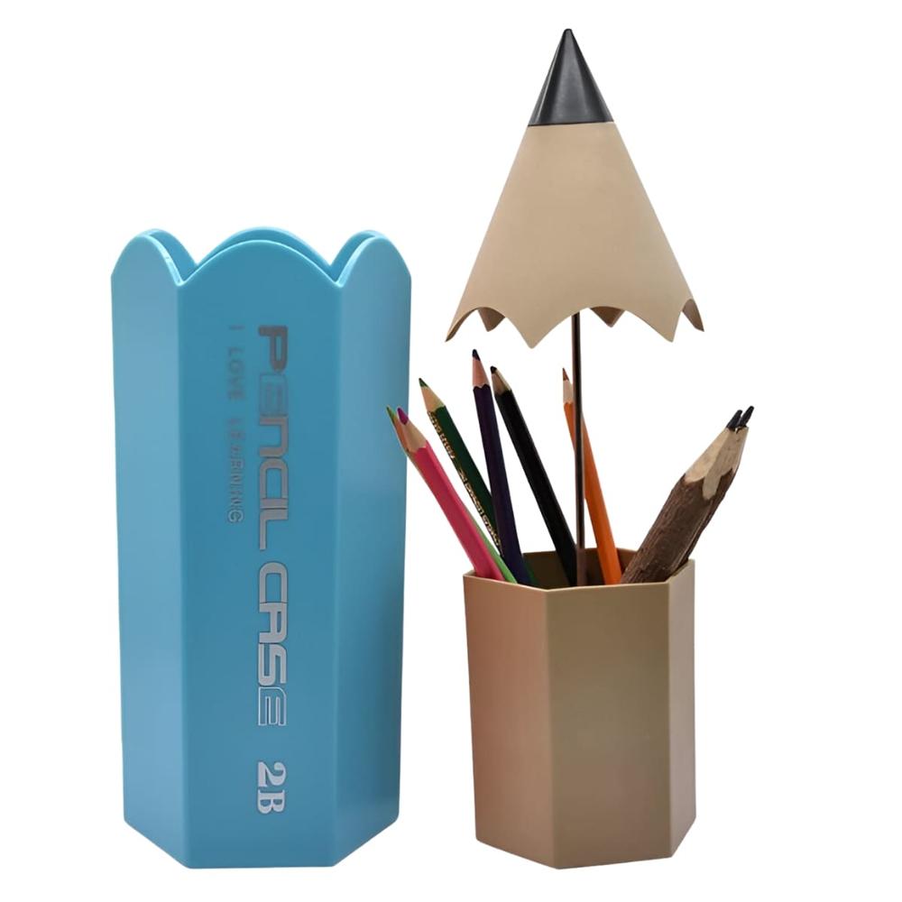 Organizador de Escritorio Modelo Lápiz Celeste 57LCL10