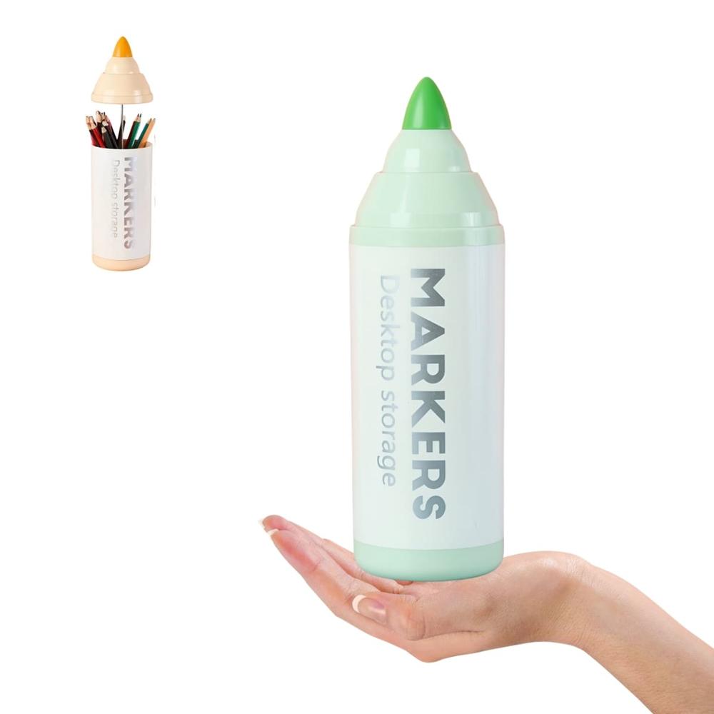 Organizador de Escritorio Lapiceros Modelo Plumón Verde 52VR10