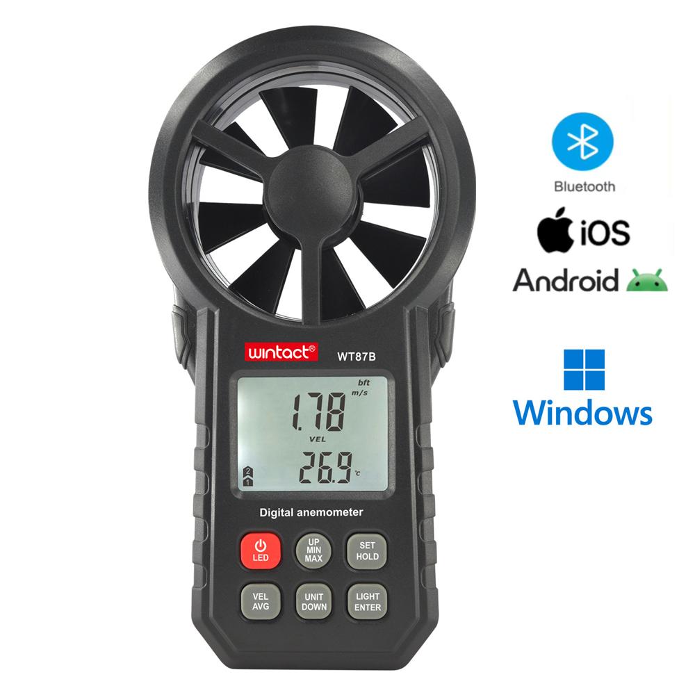 Anemómetro Temperatura Higrómetro Velocidad Viento - WINTACT WT87B