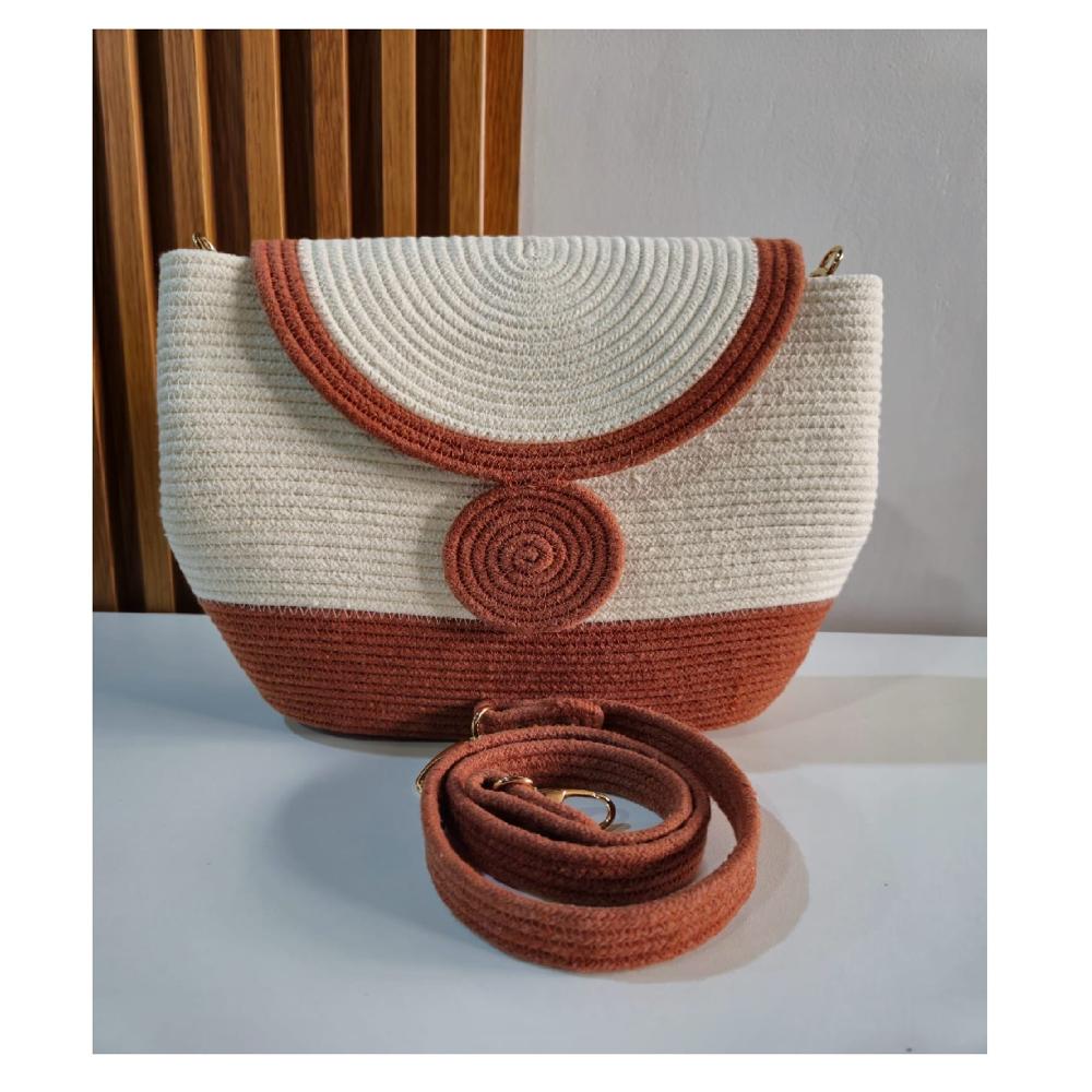 Cartera Tejida Gigi color Multicolor PUNTO & ARTE