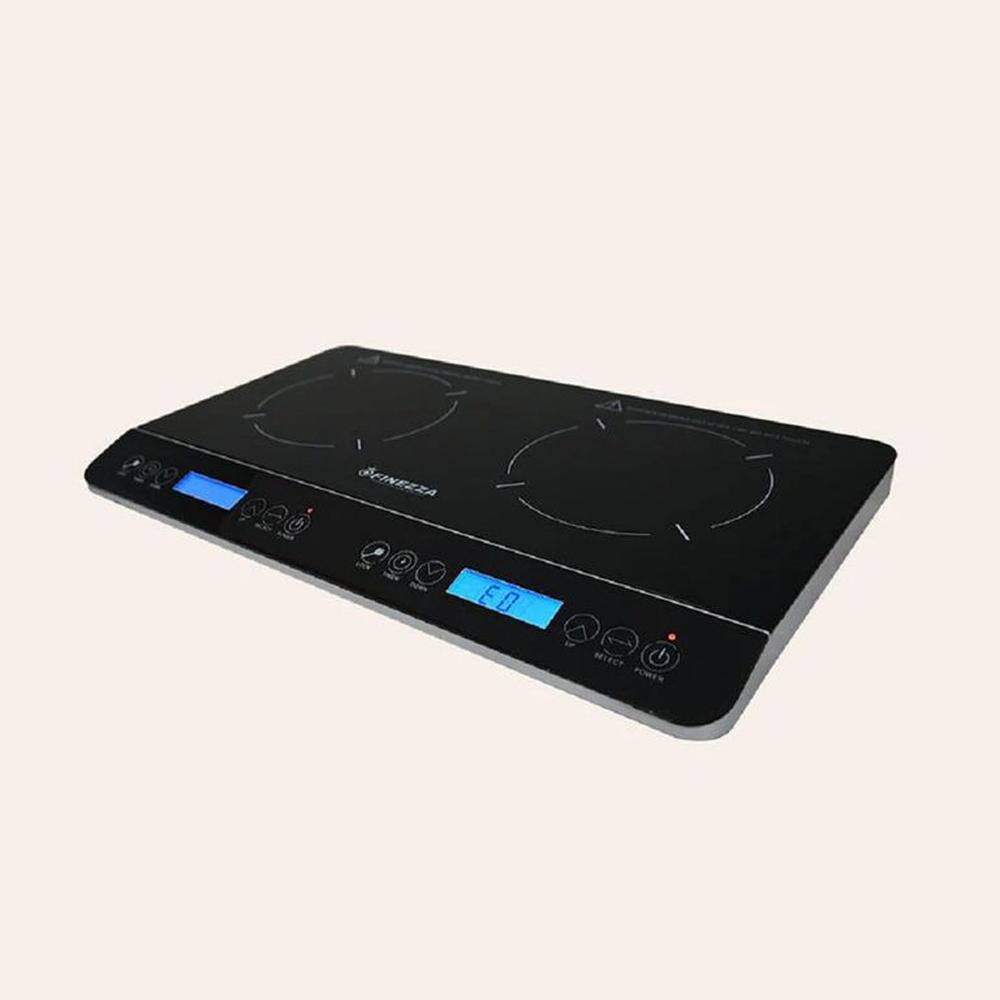 Cocina de inducción - 2 hornillas FINEZZA FZ-310IN2 NEGRO