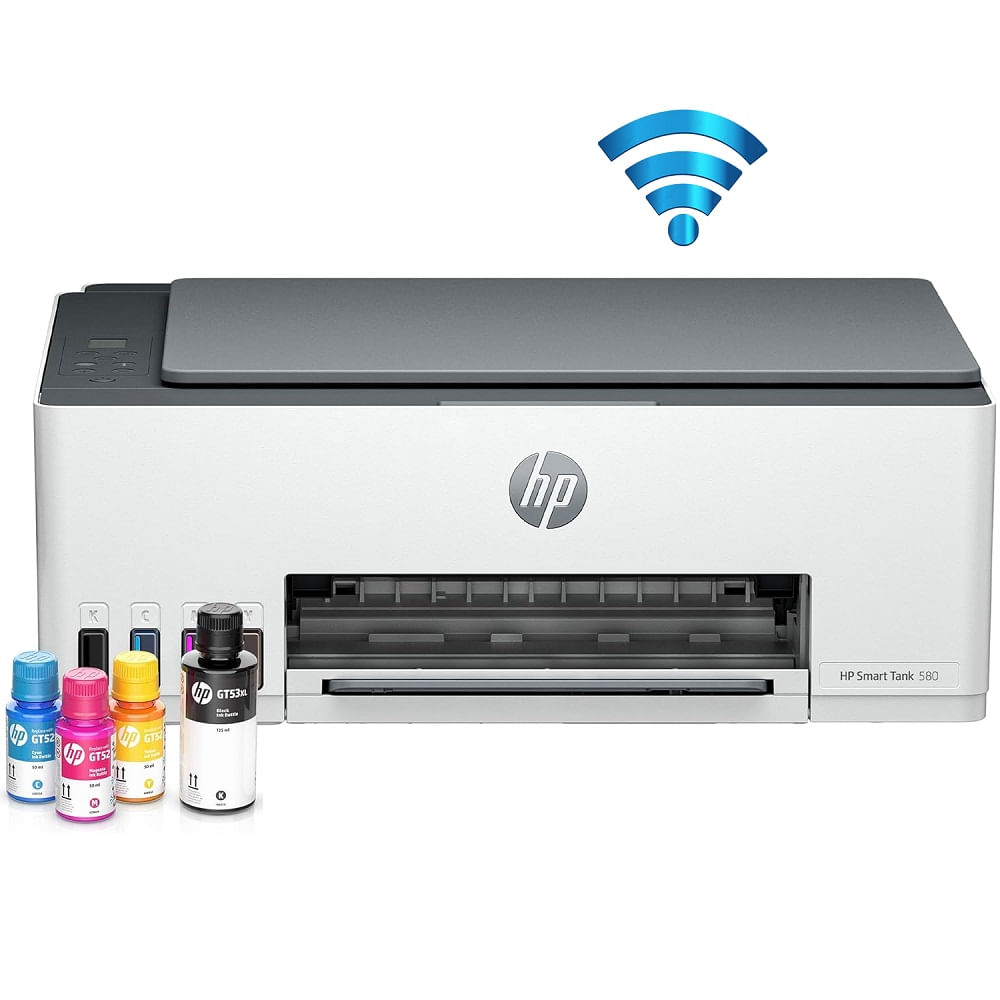 Impresora HP Smart Tank 580 Multifuncional Wifi