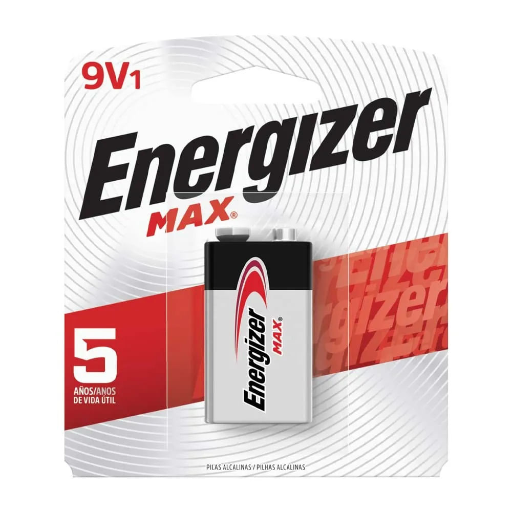 Bateria 9v Alcalina ENERGIZER. Blister de 01 unidad