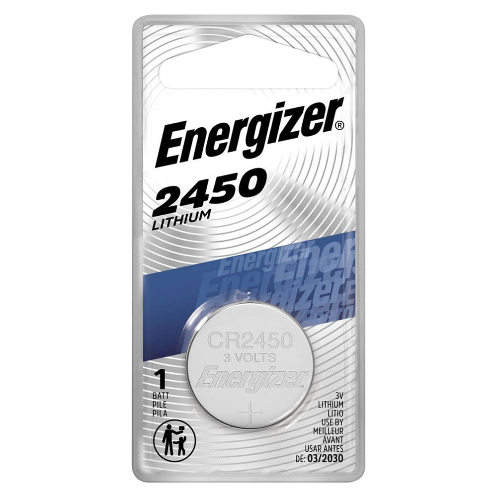 Pila Boton ENERGIZER Cr2450 Litio 3V. Blister de 01 pila.