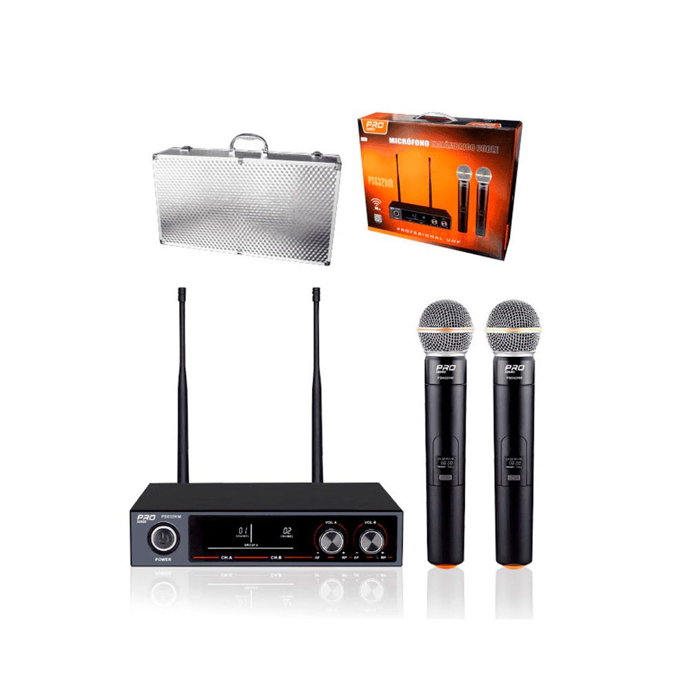 Micrófono Inalámbrico Doble PS632HM PRO SERIES