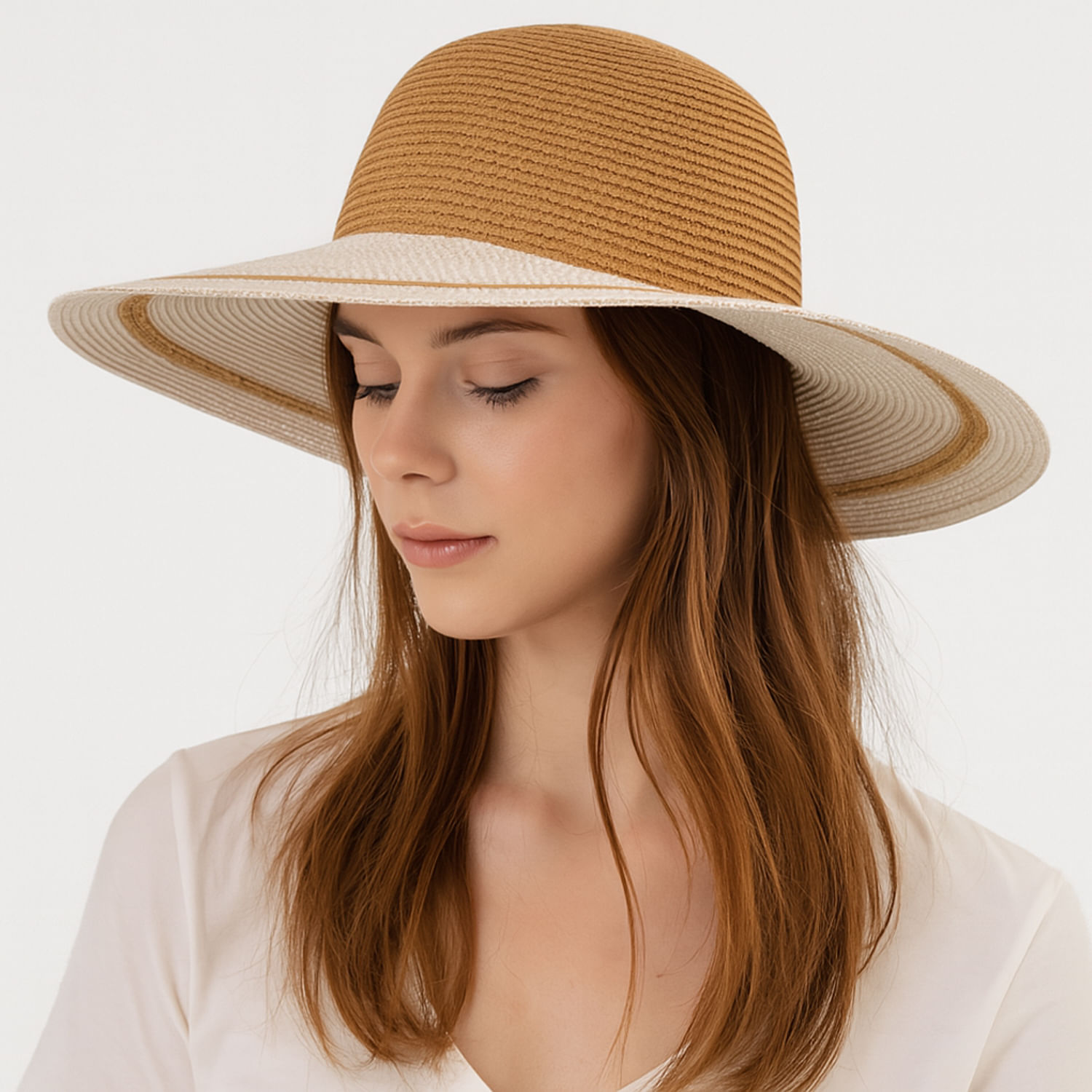 Sombrero Malabar Rayas Grande