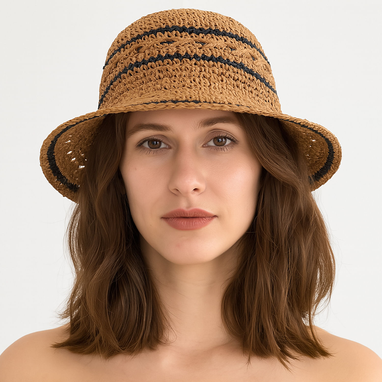 Sombrero Malabar Bucket Paja Mediano