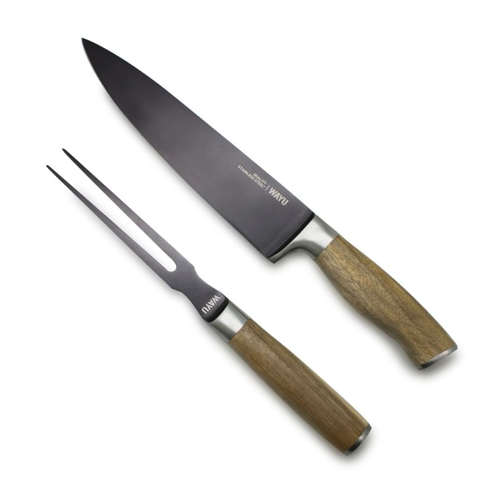 Set Parrillero Cuchillo + Tenedor Wayu