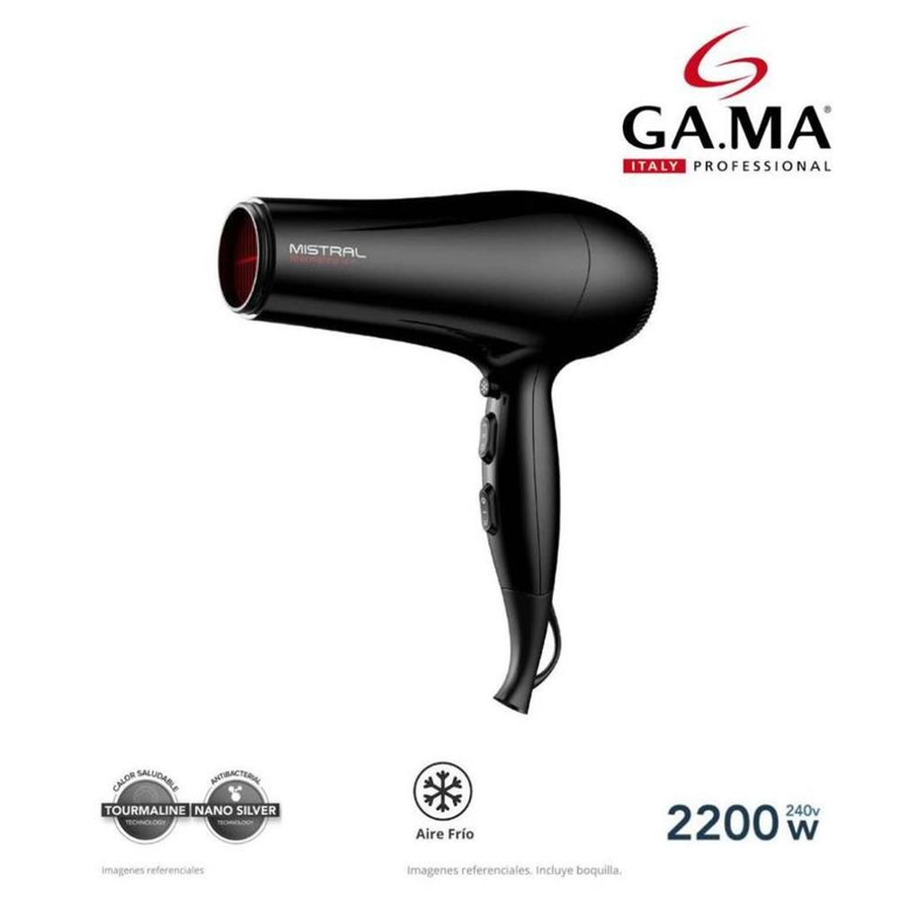 SECADORA GAMA MISTRAL TOURMALINE ION 2200w