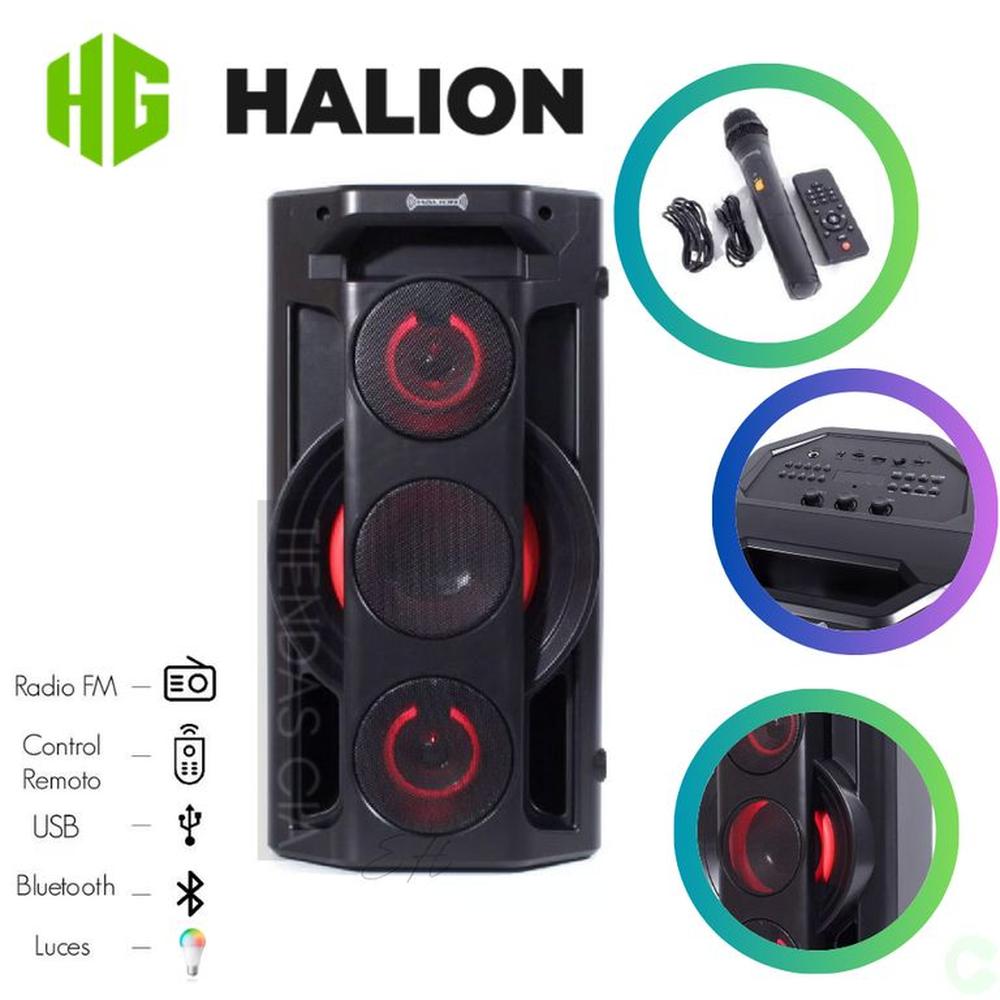 Parlante Portatil HALION HA-R62 CON BATERIA 250W