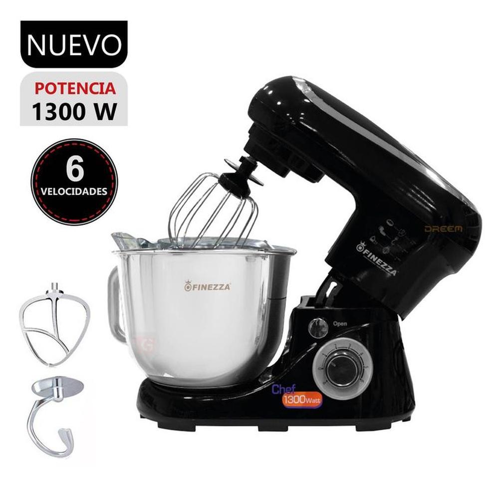 Batidora orbital 1300w fz-6822b 6 velocidades - finezza