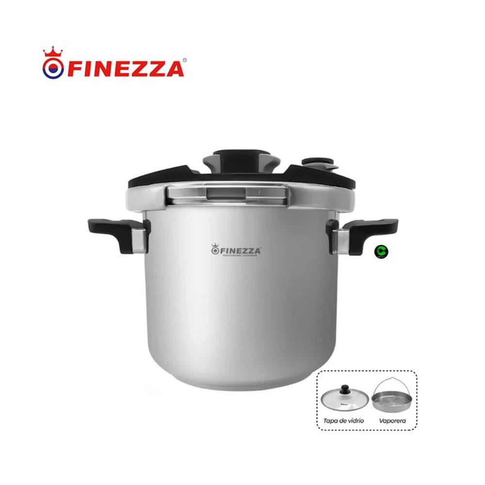 Olla a Presión FINEZZA Acero Inoxidable 7?L FZ-847AP-IN