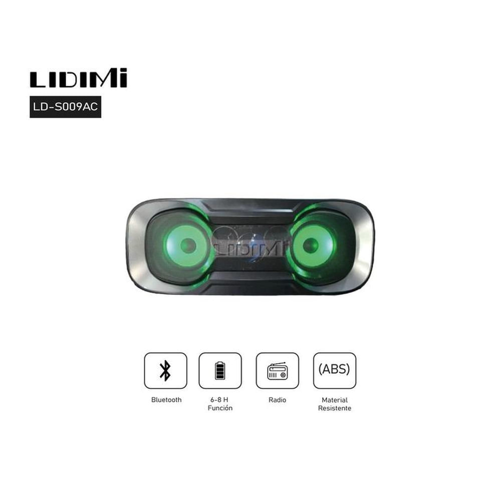 Parlante LIDIMI LD-S009AC 100W Bluetooth Radio FM Extra Bass