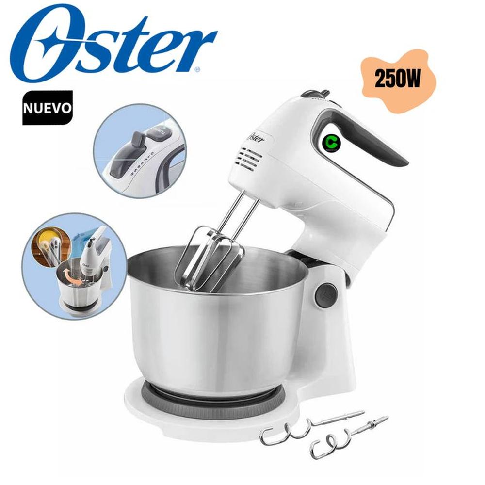 Batidora de pedestal oster fpsths3612 tazon de acero 6 velocidades