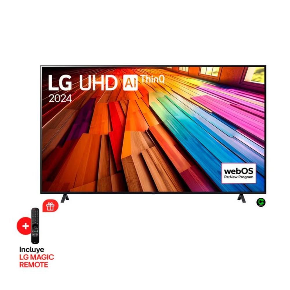 Televisor LG LED 75 UHD 4K ThinQ AI 75UT8050PSB 2024