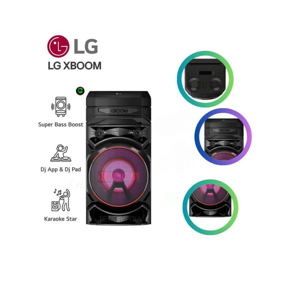 TORRE DE SONIDO LG XBOOM RNC5 con Bluetooth y Karaoke
