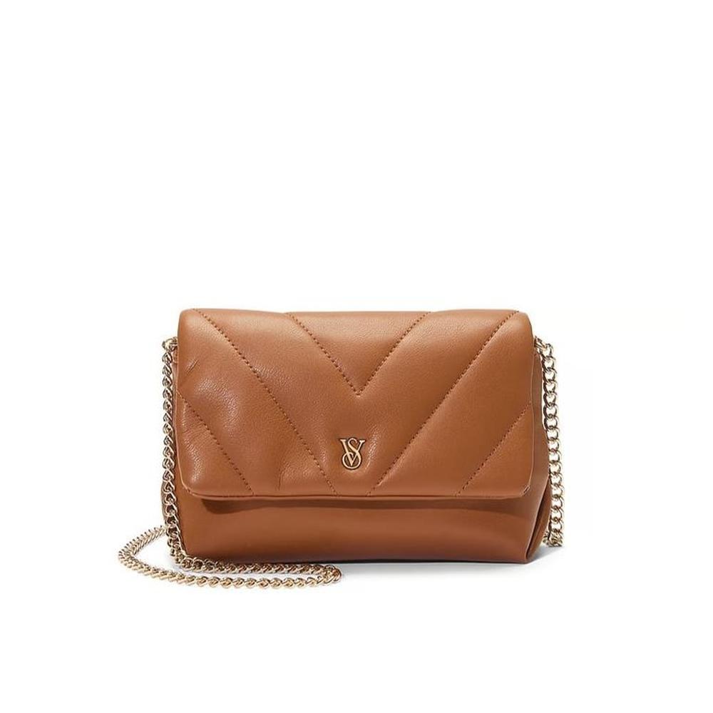 Mini Cartera Crossbody Camel Victorias Secret