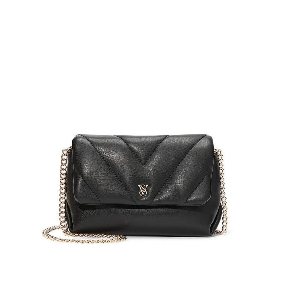 Mini Cartera Crossbody Negro Victorias Secret